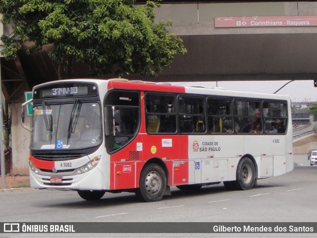 Allibus Transportes 4 5082 na cidade de São Paulo, São Paulo, Brasil, por Gilberto Mendes dos Santos. ID da foto: 11834751.