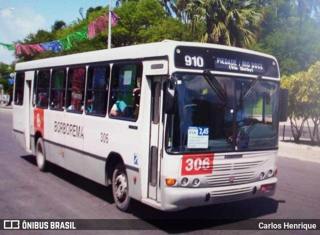 Borborema Imperial Transportes 306 na cidade de Olinda, Pernambuco, Brasil, por Carlos Henrique. ID da foto: 11835234.