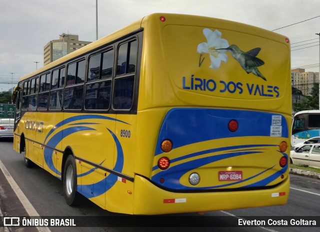 Viação Lírio dos Vales 8900 na cidade de Cariacica, Espírito Santo, Brasil, por Everton Costa Goltara. ID da foto: 11835080.