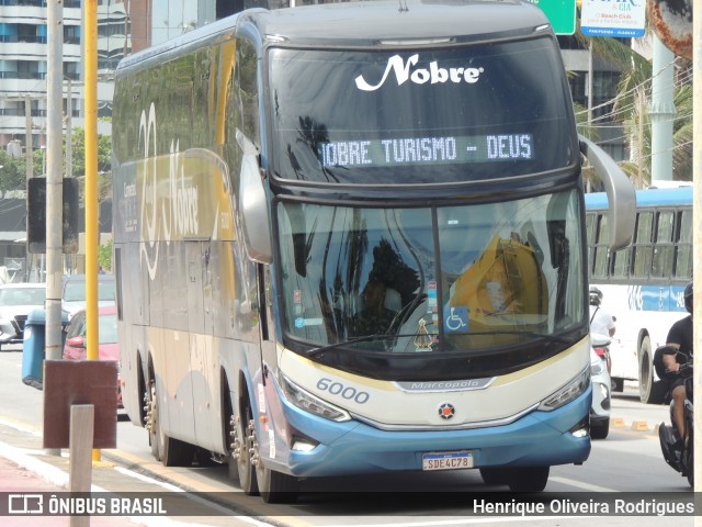 Nobre Transporte Turismo 6000 na cidade de Maceió, Alagoas, Brasil, por Henrique Oliveira Rodrigues. ID da foto: 11835571.