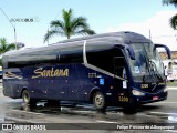 Empresas de Transportes Santana e São Paulo 3200 na cidade de Feira de Santana, Bahia, Brasil, por Felipe Pessoa de Albuquerque. ID da foto: :id.