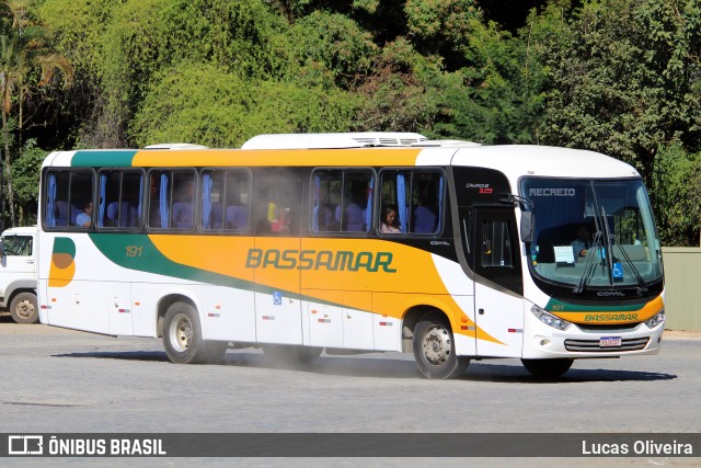 Viação Bassamar 191 na cidade de Leopoldina, Minas Gerais, Brasil, por Lucas Oliveira. ID da foto: 11884714.
