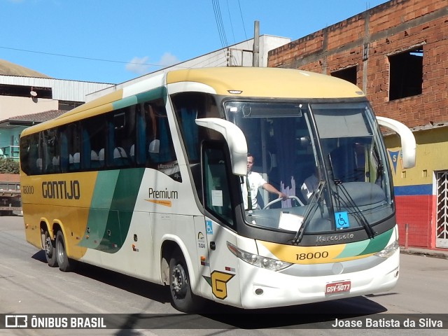 Empresa Gontijo de Transportes 18000 na cidade de Timóteo, Minas Gerais, Brasil, por Joase Batista da Silva. ID da foto: 11884931.