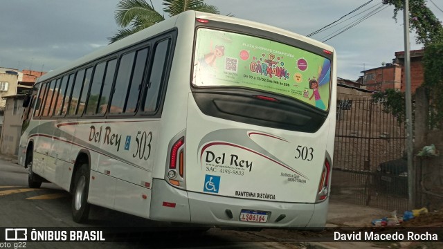 Del Rey Transportes 503 na cidade de Carapicuíba, São Paulo, Brasil, por David Macedo Rocha. ID da foto: 11883851.