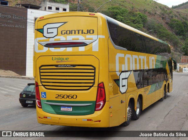 Empresa Gontijo de Transportes 25060 na cidade de Timóteo, Minas Gerais, Brasil, por Joase Batista da Silva. ID da foto: 11884401.