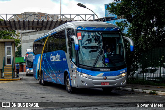 Viação Cometa 13130 na cidade de São Paulo, São Paulo, Brasil, por Giovanni Melo. ID da foto: 11883668.
