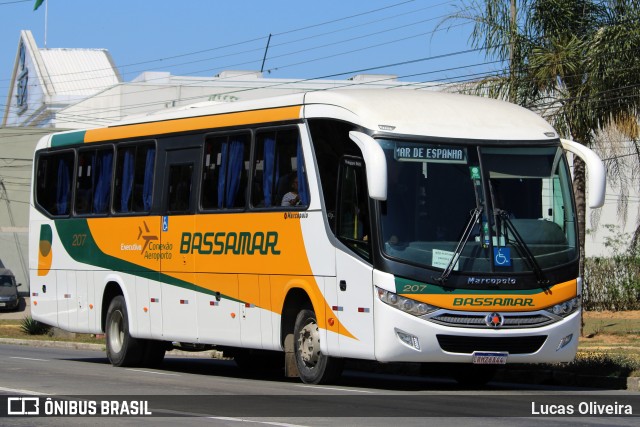 Viação Bassamar 207 na cidade de Juiz de Fora, Minas Gerais, Brasil, por Lucas Oliveira. ID da foto: 11885928.