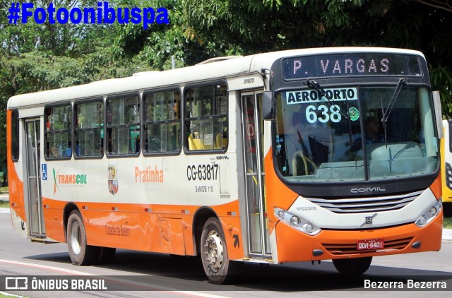 Transcol CG-63817 na cidade de Belém, Pará, Brasil, por Bezerra Bezerra. ID da foto: 11888113.