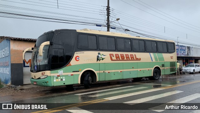 Expresso Cabral 167 na cidade de Ceará-Mirim, Rio Grande do Norte, Brasil, por Arthur Ricardo. ID da foto: 11886267.