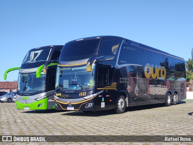 Ouro Negro Transportes e Turismo 4600 na cidade de Aracruz, Espírito Santo, Brasil, por Rafael Rosa. ID da foto: 11888025.