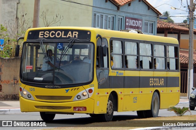 Viação Sudeste 125 na cidade de Marataízes, Espírito Santo, Brasil, por Lucas Oliveira. ID da foto: 11885932.