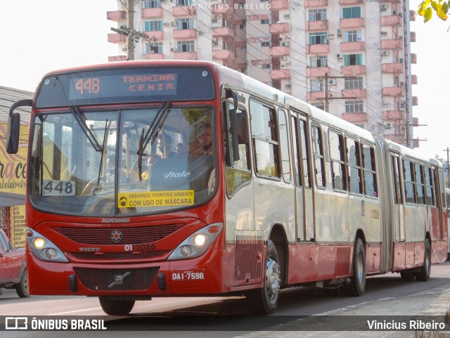 Rondônia Transportes 0112086 na cidade de Manaus, Amazonas, Brasil, por Vinicius Ribeiro. ID da foto: 11887177.