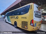 Empresa Gontijo de Transportes 7055 na cidade de Araçuaí, Minas Gerais, Brasil, por Juninho Nogueira. ID da foto: :id.