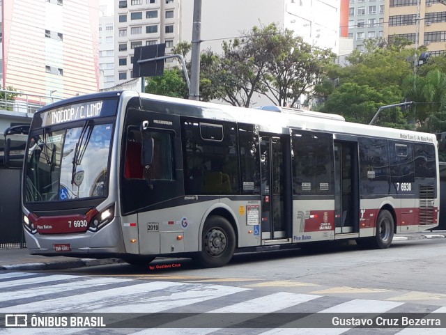 Viação Gatusa Transportes Urbanos 7 6930 na cidade de São Paulo, São Paulo, Brasil, por Gustavo Cruz Bezerra. ID da foto: 11890318.