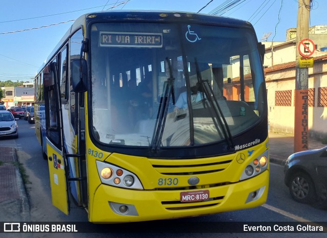 Viação Sudeste 8130 na cidade de Piúma, Espírito Santo, Brasil, por Everton Costa Goltara. ID da foto: 11891659.