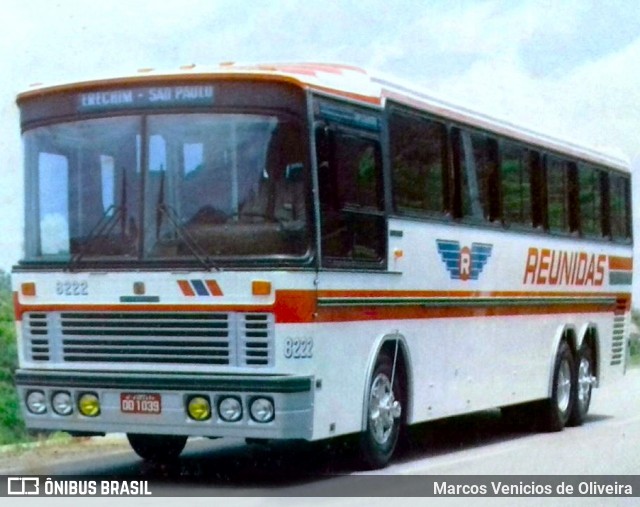 Reunidas Transportes Coletivos 8222 na cidade de Joinville, Santa Catarina, Brasil, por Marcos Venicios de Oliveira. ID da foto: 11891362.