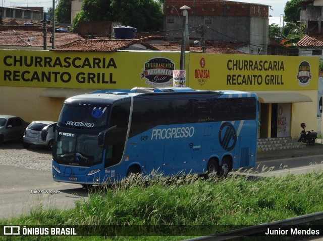 Auto Viação Progresso 6219 na cidade de São José de Mipibu, Rio Grande do Norte, Brasil, por Junior Mendes. ID da foto: 11892566.