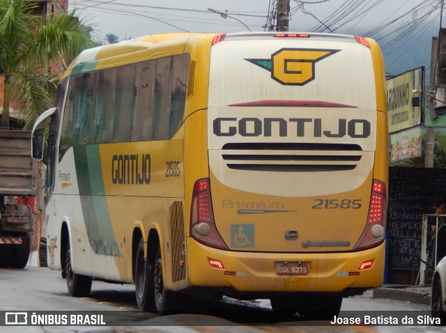 Empresa Gontijo de Transportes 21585 na cidade de Timóteo, Minas Gerais, Brasil, por Joase Batista da Silva. ID da foto: 11892801.