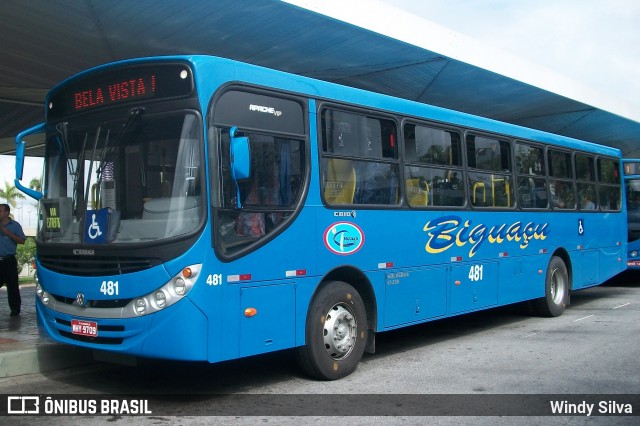 Biguaçu Transportes Coletivos Administração e Participação 481 na cidade de Florianópolis, Santa Catarina, Brasil, por Windy Silva. ID da foto: 11894628.