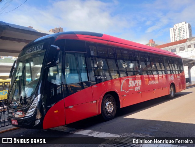 Londrisul Transportes Coletivos 8002 na cidade de Londrina, Paraná, Brasil, por Edinilson Henrique Ferreira. ID da foto: 11895888.