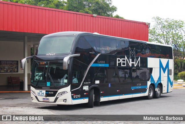 Empresa de Ônibus Nossa Senhora da Penha 61210 na cidade de Guaratinguetá, São Paulo, Brasil, por Mateus C. Barbosa. ID da foto: 11895576.