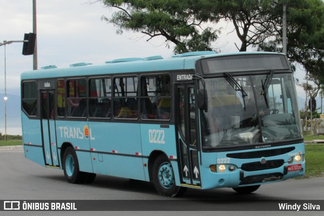 Transol Transportes Coletivos 0222 na cidade de Florianópolis, Santa Catarina, Brasil, por Windy Silva. ID da foto: 11894794.
