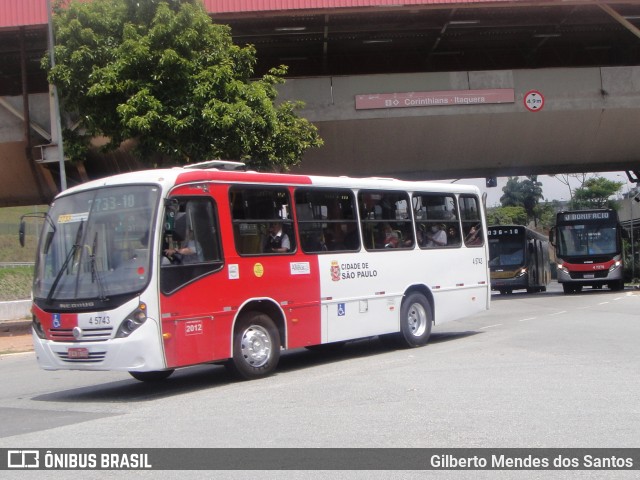Allibus Transportes 4 5743 na cidade de São Paulo, São Paulo, Brasil, por Gilberto Mendes dos Santos. ID da foto: 11893860.
