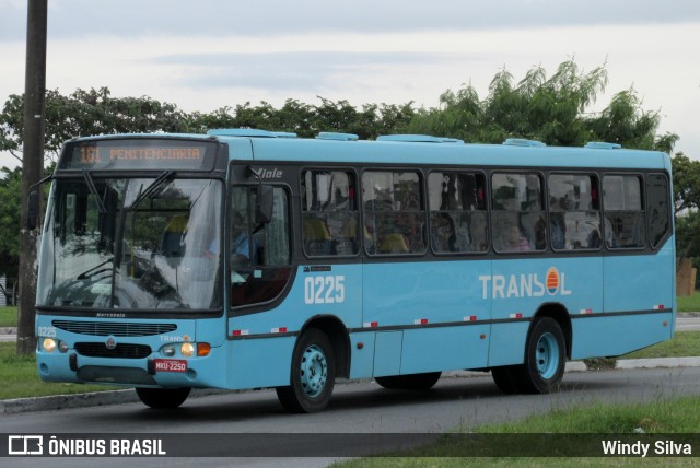 Transol Transportes Coletivos 0225 na cidade de Florianópolis, Santa Catarina, Brasil, por Windy Silva. ID da foto: 11894800.
