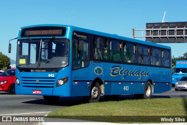 Biguaçu Transportes Coletivos Administração e Participação 443 na cidade de Florianópolis, Santa Catarina, Brasil, por Windy Silva. ID da foto: 11894622.