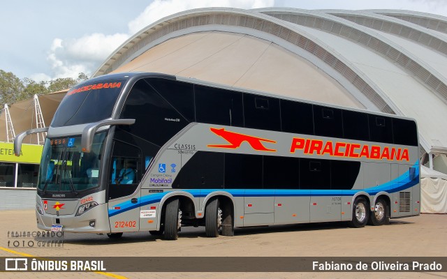 Viação Piracicabana 212402 na cidade de Bauru, São Paulo, Brasil, por Fabiano de Oliveira Prado. ID da foto: 11896398.