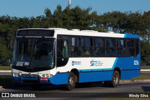 Transol Transportes Coletivos 0216 na cidade de Florianópolis, Santa Catarina, Brasil, por Windy Silva. ID da foto: 11894790.