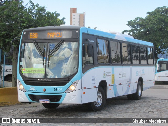 Maraponga Transportes 26325 na cidade de Fortaleza, Ceará, Brasil, por Glauber Medeiros. ID da foto: 11894686.