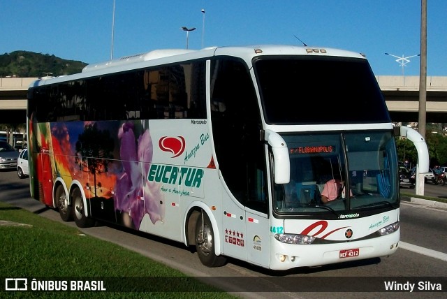 Eucatur - Empresa União Cascavel de Transportes e Turismo 4412 na cidade de Florianópolis, Santa Catarina, Brasil, por Windy Silva. ID da foto: 11894877.