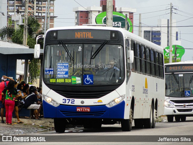 Litorânea Transportes 372 na cidade de Natal, Rio Grande do Norte, Brasil, por Jefferson Silva. ID da foto: 11897362.