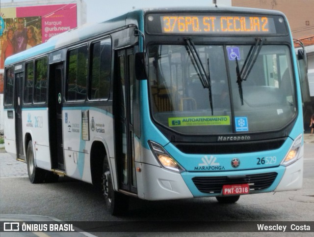 Maraponga Transportes 26529 na cidade de Fortaleza, Ceará, Brasil, por Wescley  Costa. ID da foto: 11898022.