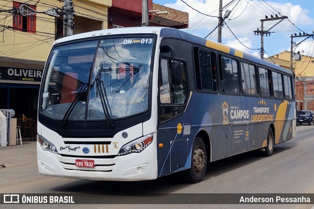 Ouro Negro Transportes e Turismo ON-013 na cidade de Campos dos Goytacazes, Rio de Janeiro, Brasil, por Anderson Pessanha. ID da foto: 11901145.