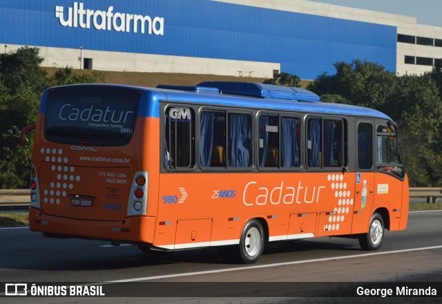 Cadatur Transportes e Turismo 980 na cidade de Santa Isabel, São Paulo, Brasil, por George Miranda. ID da foto: 11901036.