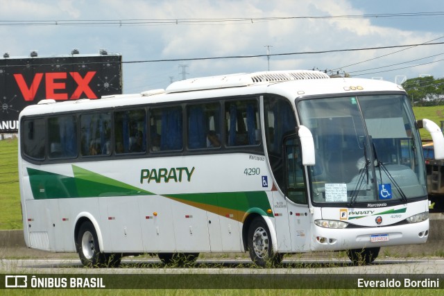 Viação Paraty 4290 na cidade de São José dos Campos, São Paulo, Brasil, por Everaldo Bordini. ID da foto: 11899769.