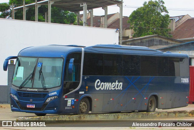 Viação Cometa 721935 na cidade de Campo Largo, Paraná, Brasil, por Alessandro Fracaro Chibior. ID da foto: 11899478.