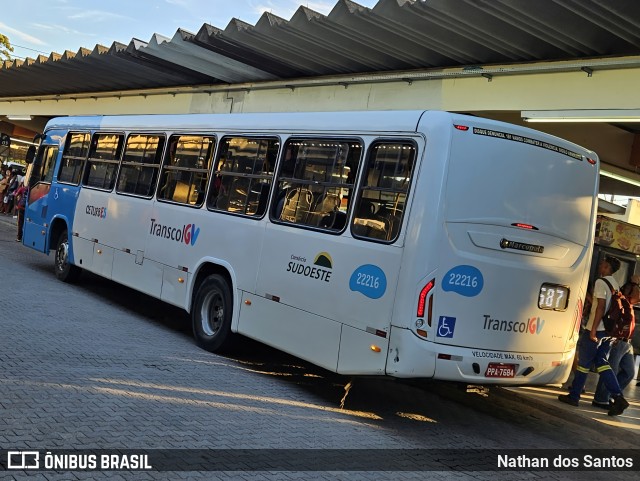 Nova Transporte 22216 na cidade de Serra, Espírito Santo, Brasil, por Nathan dos Santos. ID da foto: 11899249.