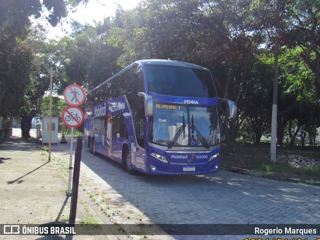 Empresa de Ônibus Nossa Senhora da Penha 62005 na cidade de São José dos Campos, São Paulo, Brasil, por Rogerio Marques. ID da foto: 11899904.