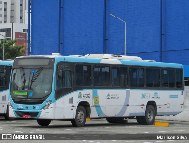 Maraponga Transportes 26523 na cidade de Fortaleza, Ceará, Brasil, por Marlison Silva. ID da foto: 11900113.