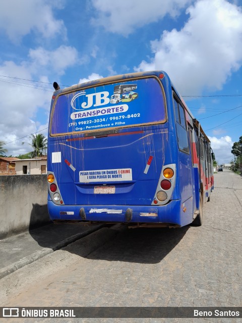 JB Transporte 45 na cidade de Capela, Sergipe, Brasil, por Beno Santos. ID da foto: 11899117.