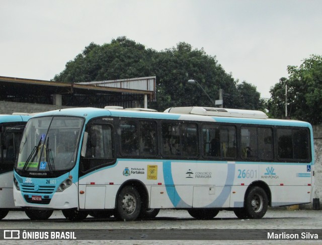 Maraponga Transportes 26601 na cidade de Fortaleza, Ceará, Brasil, por Marlison Silva. ID da foto: 11902205.