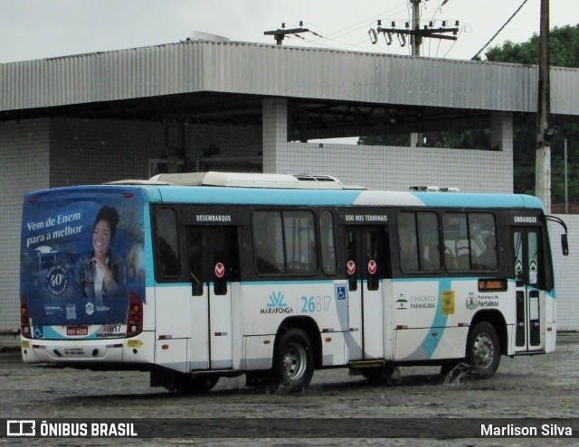 Maraponga Transportes 26817 na cidade de Fortaleza, Ceará, Brasil, por Marlison Silva. ID da foto: 11902200.
