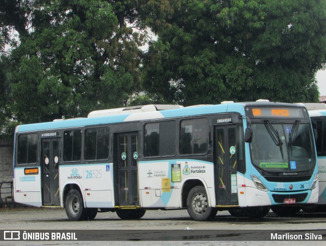 Maraponga Transportes 26525 na cidade de Fortaleza, Ceará, Brasil, por Marlison Silva. ID da foto: 11902211.