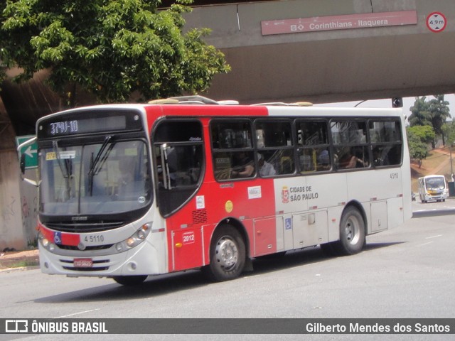 Allibus Transportes 4 5110 na cidade de São Paulo, São Paulo, Brasil, por Gilberto Mendes dos Santos. ID da foto: 11901548.