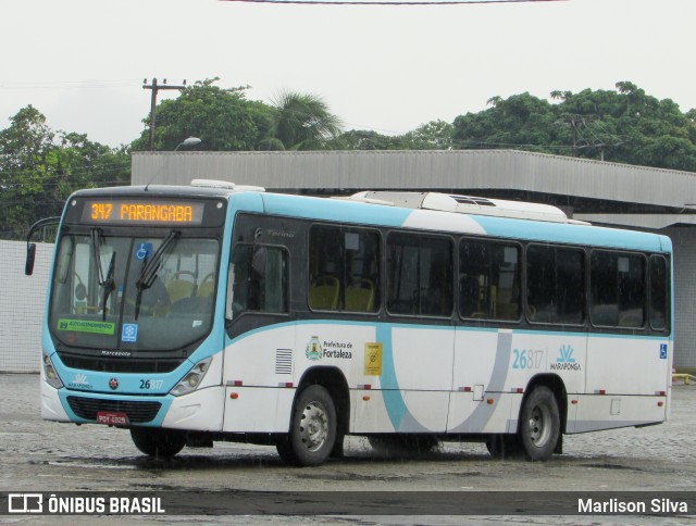Maraponga Transportes 26817 na cidade de Fortaleza, Ceará, Brasil, por Marlison Silva. ID da foto: 11902201.