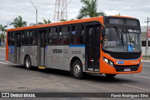 Auto Ônibus São João 23030 na cidade de Feira de Santana, Bahia, Brasil, por Flavio Rodrigues Silva. ID da foto: 11902204.