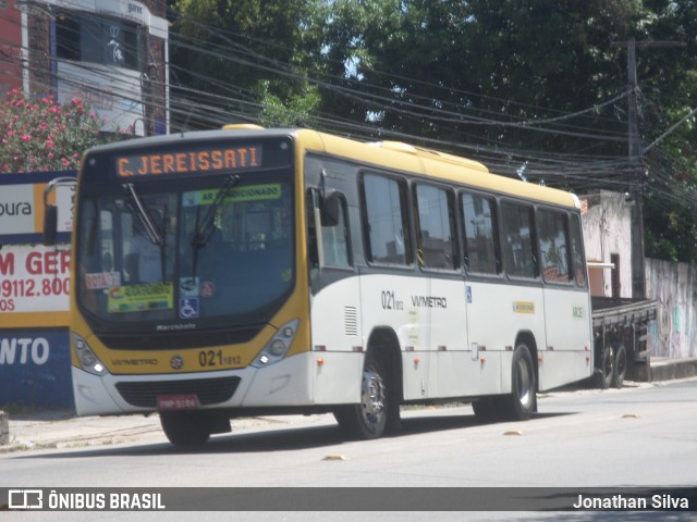Via Metro - Auto Viação Metropolitana 812 na cidade de Fortaleza, Ceará, Brasil, por Jonathan Silva. ID da foto: 11904150.